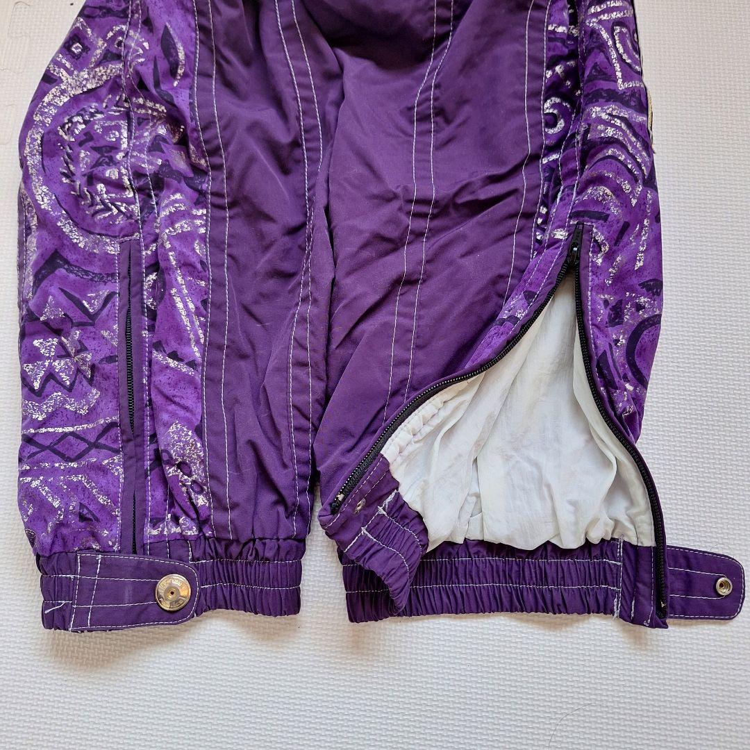 【FABLICE】スキーウェア上下 メンズ 90'ヴィンテージ 紫 セット