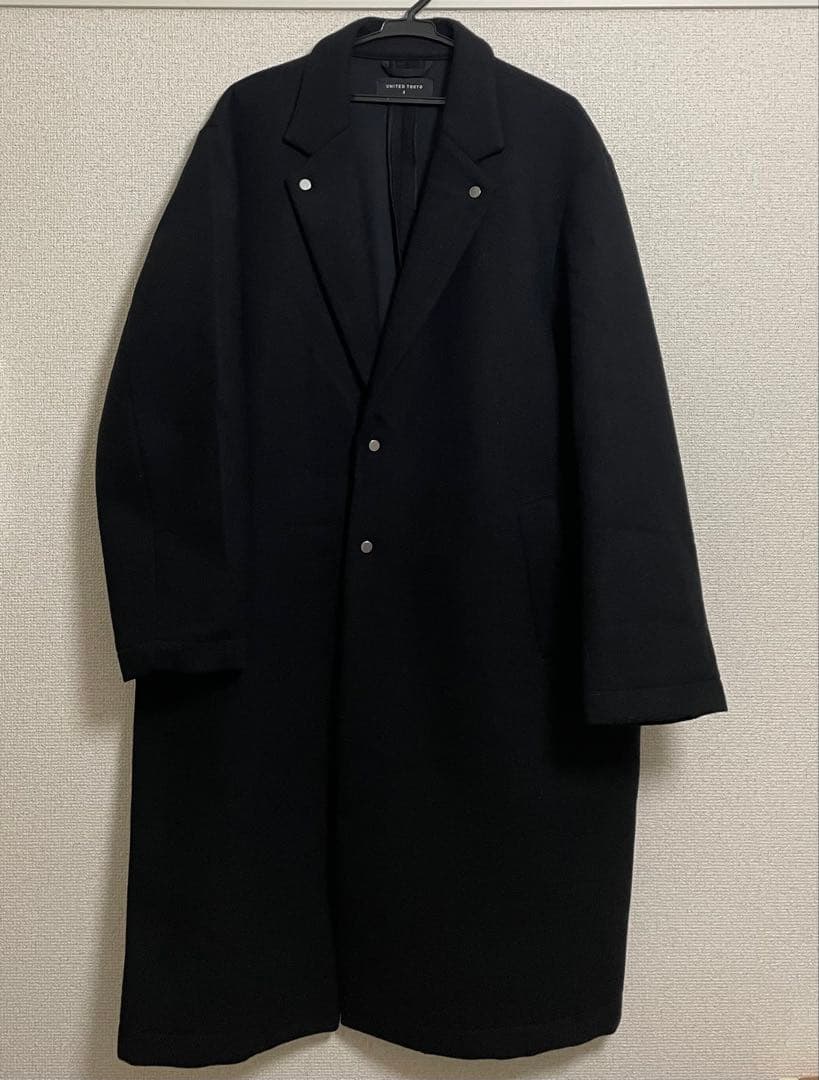 UNITED TOKYO ライトメルトンボンディングチェスターコート