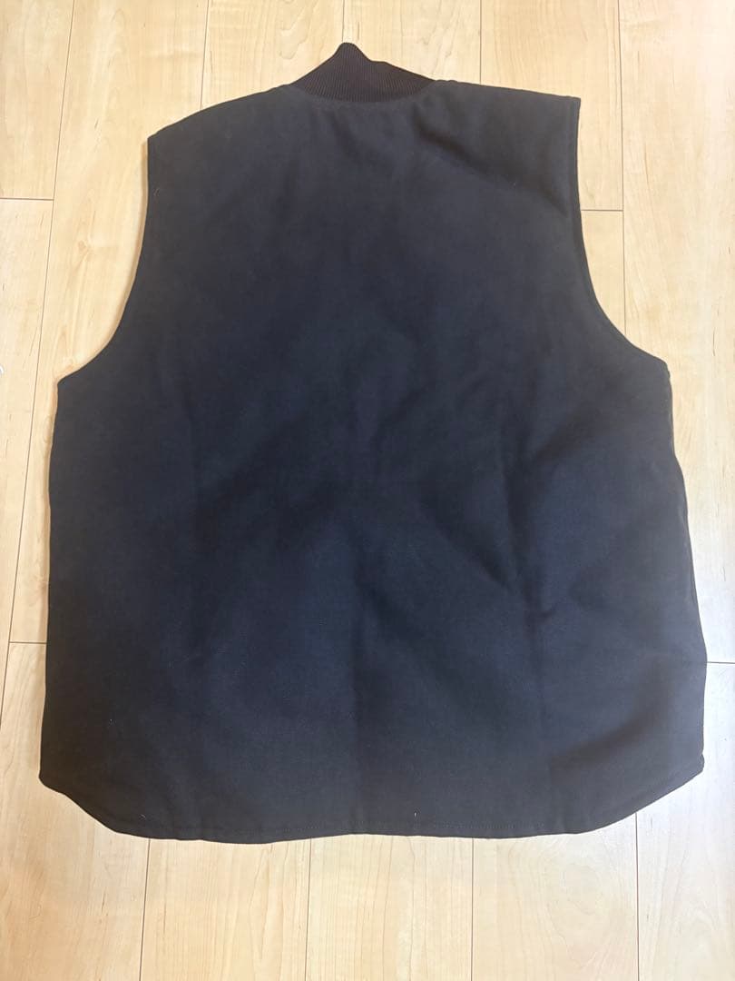 Carhartt V01　カーハート　ダック　ベスト　黒　L　訳あり