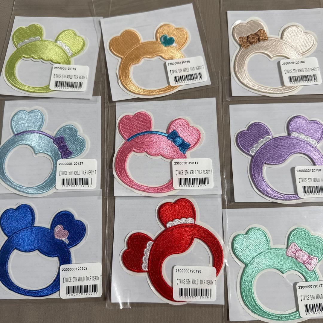 TWICE ワッペンステッカー9枚セット - メルカリ
