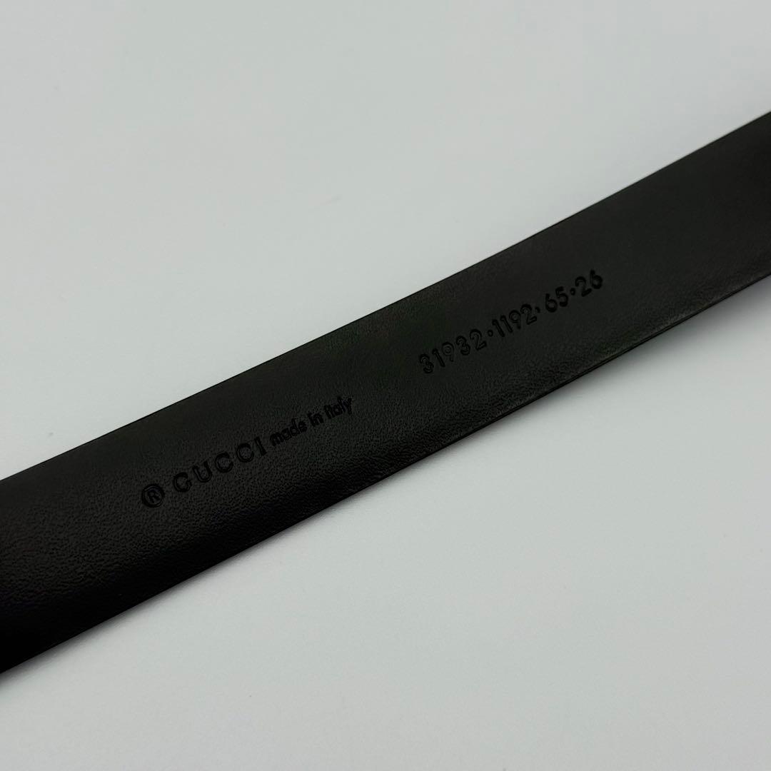 ✨極美品✨グッチ ベルト レザー シルバー金具 Gバックル レディース ビジネス