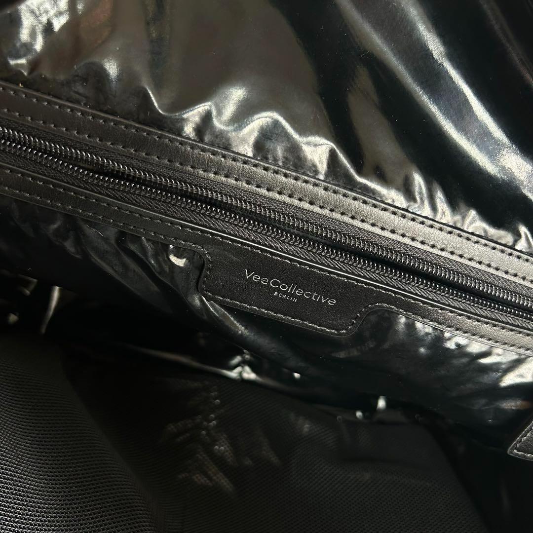 未使用級　ヴィーコレクティブ　リュック　キルティング　ナイロン　ロゴ　A4収納◎