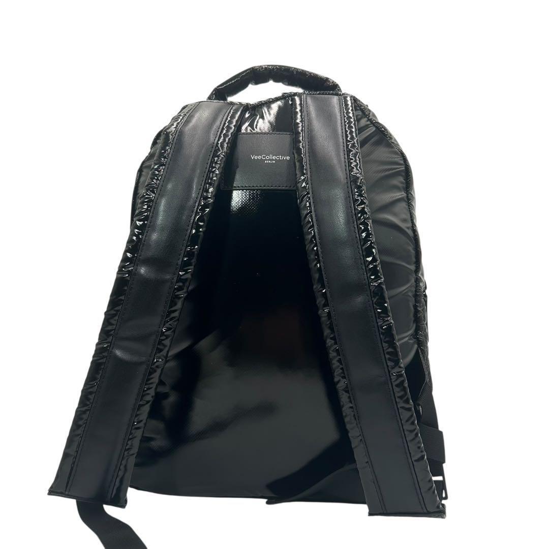 未使用級　ヴィーコレクティブ　リュック　キルティング　ナイロン　ロゴ　A4収納◎