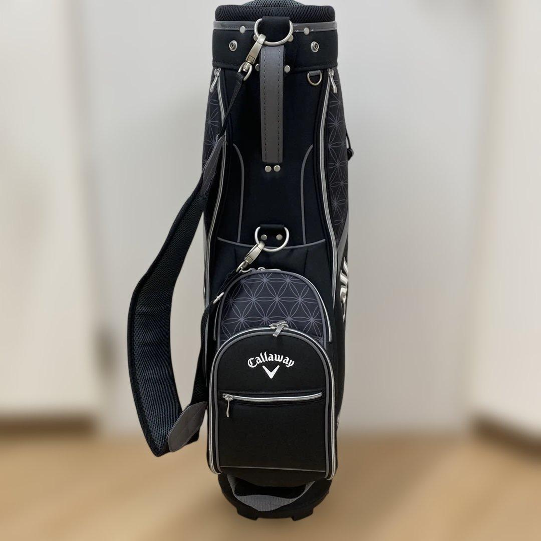 【美品】Callaway Solaire キャディバッグ 黒/グレー