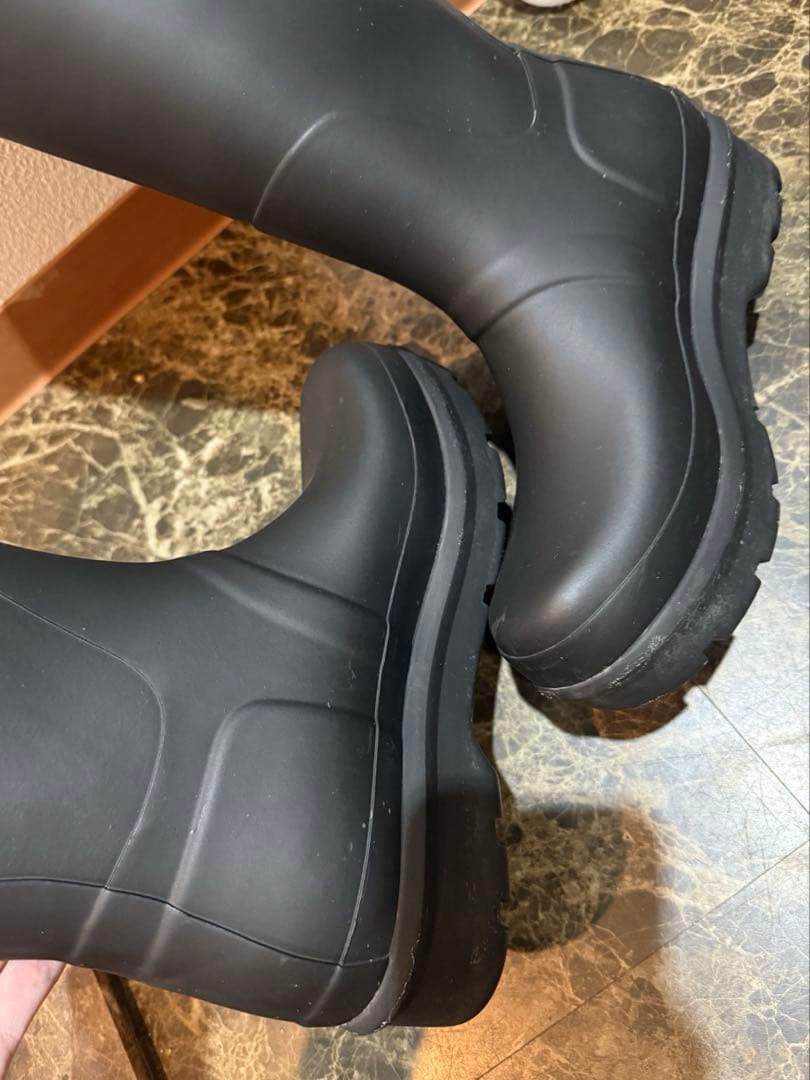 HUNTERブーツ　厚底長靴