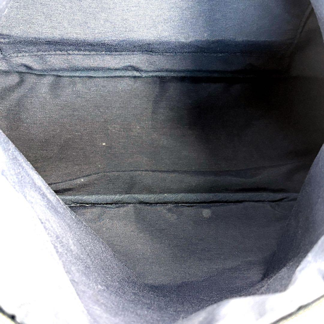 ✨希少✨HERMES エルメス 　ボリードポーチGM　ネイビーコットンキャンバス