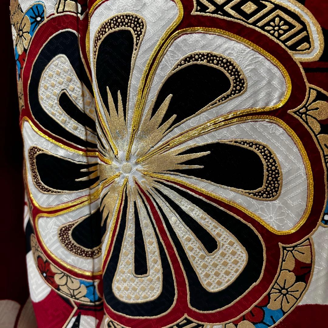 美品　藤田ニコル　美品　金彩　金駒刺繍　逸品　振袖　フルセット 振り袖