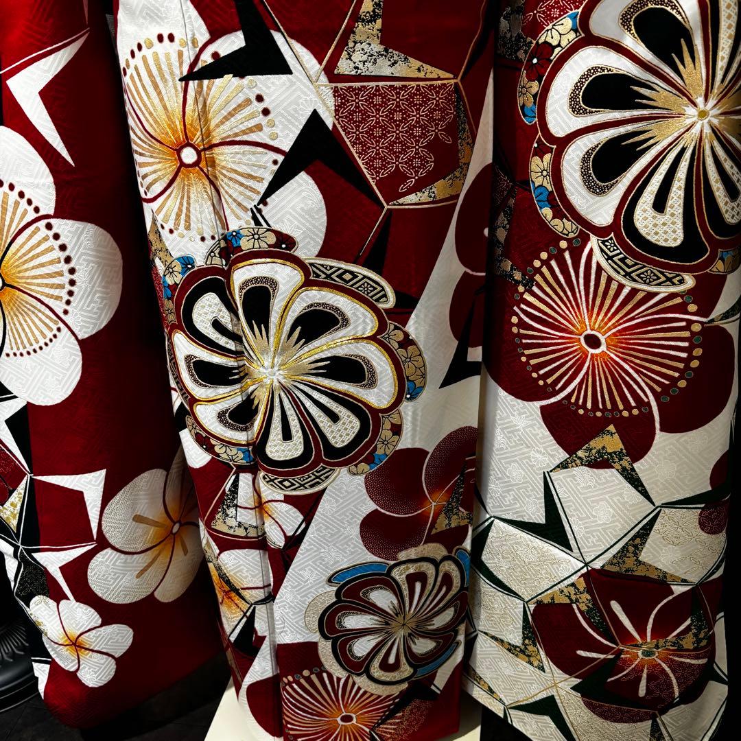 美品　藤田ニコル　美品　金彩　金駒刺繍　逸品　振袖　フルセット 振り袖