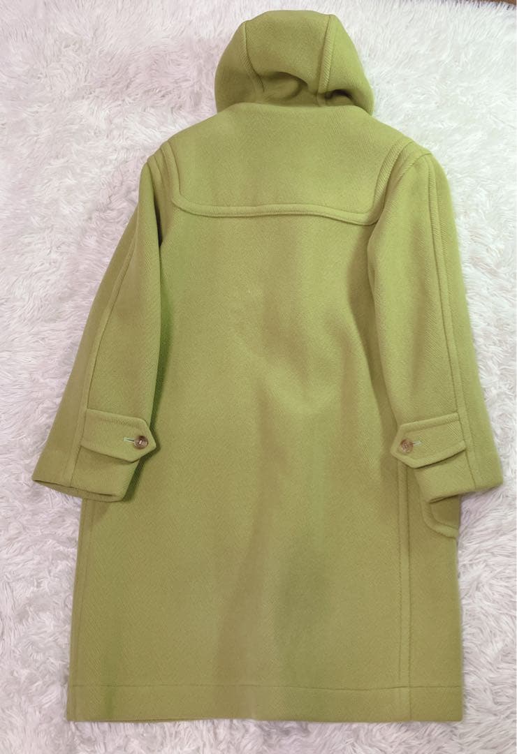 希少色】OLD ENGLAND ダッフルコート ライム色 ヘリンボーン