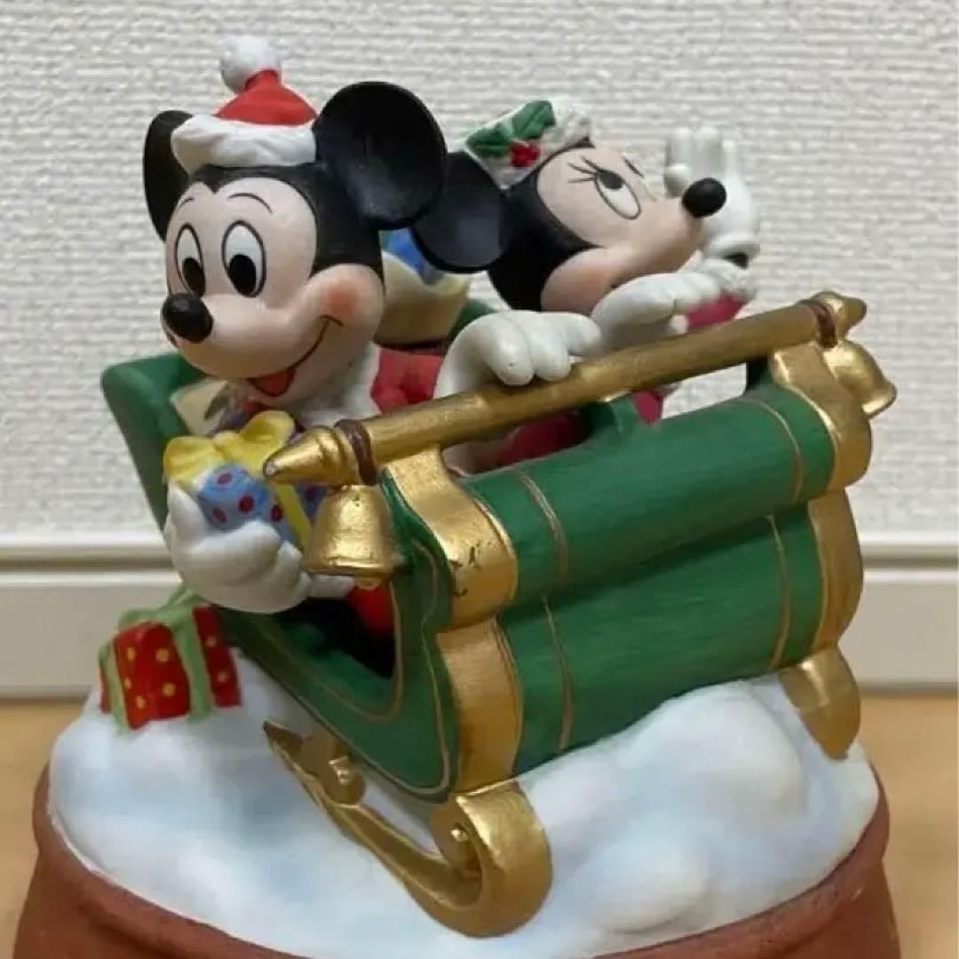ディズニー ミッキー ミニー クリスマス オルゴール Disney レア