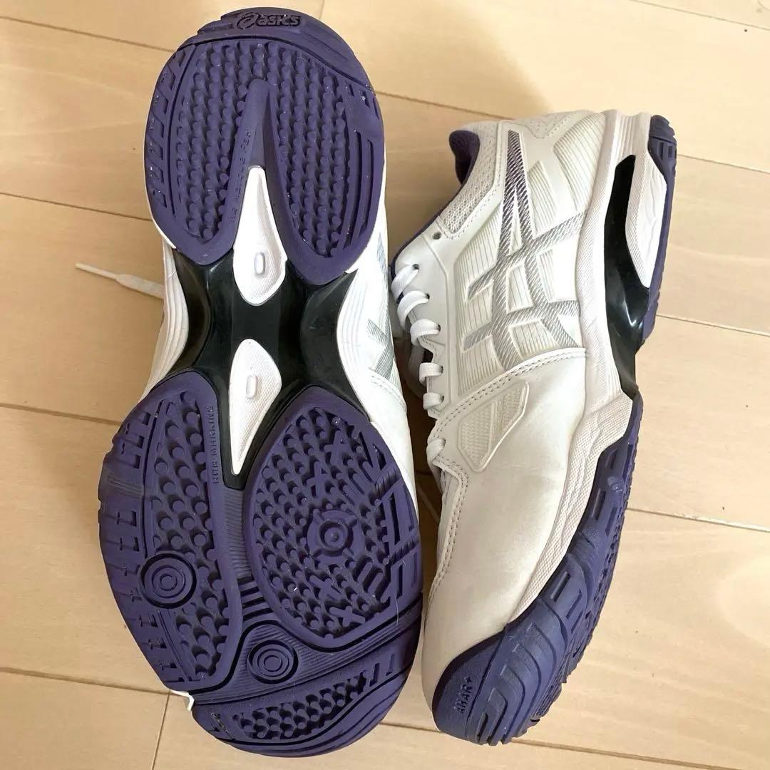 美品asics アシックス テニスシューズ プレステージライト ワイド4 OC