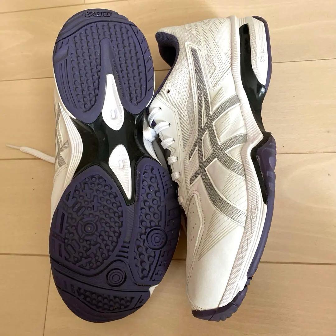 美品asics アシックス テニスシューズ プレステージライト ワイド4 OC