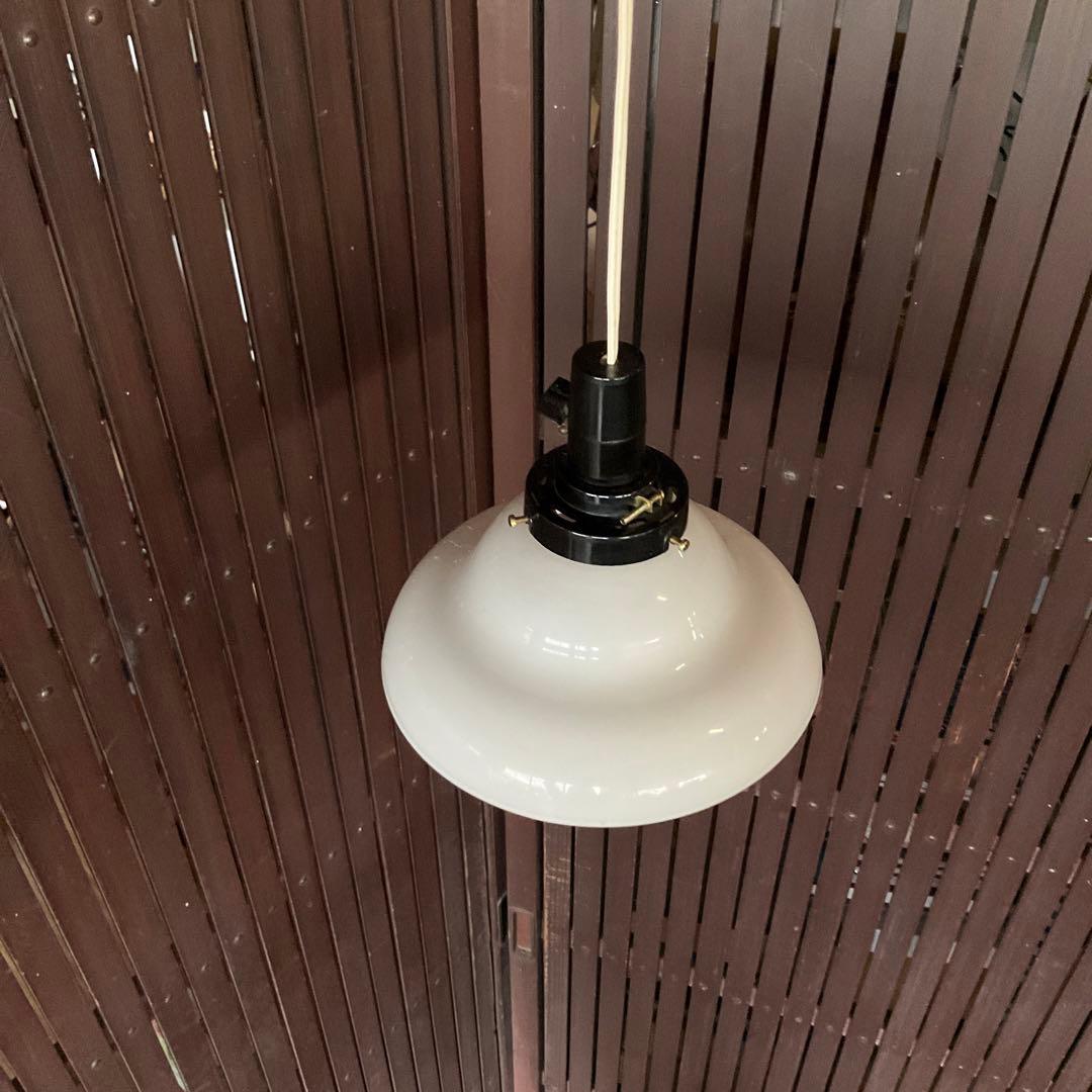 ランプシェード 吊り下げランプ 可愛い 昭和レトロ 段付き半円型