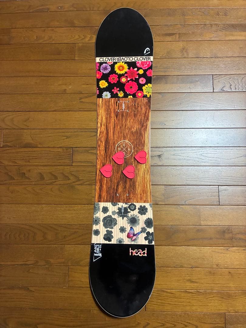 HEAD フラワーデザイン スノーボードビンディングセット ジュニアサイズ