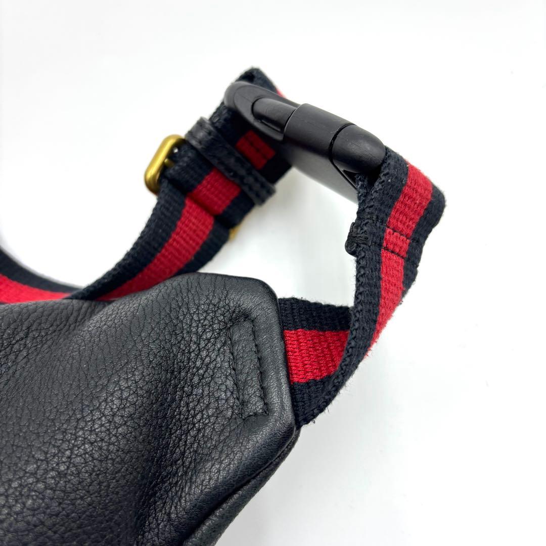 希少 GUCCI グッチ ショルダーバッグ ココキャピタン ウエストポーチ 黒