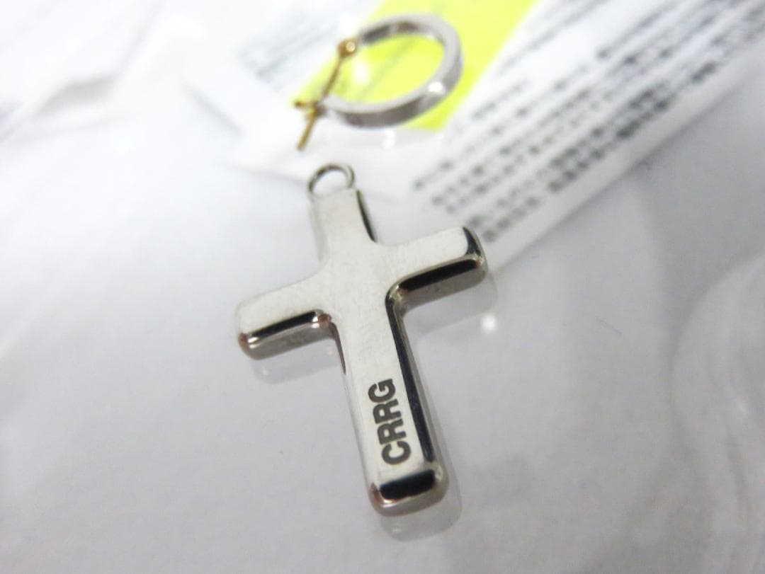 定価3.3万 新品 CAREERING CROSS シルバー 925 ピアス