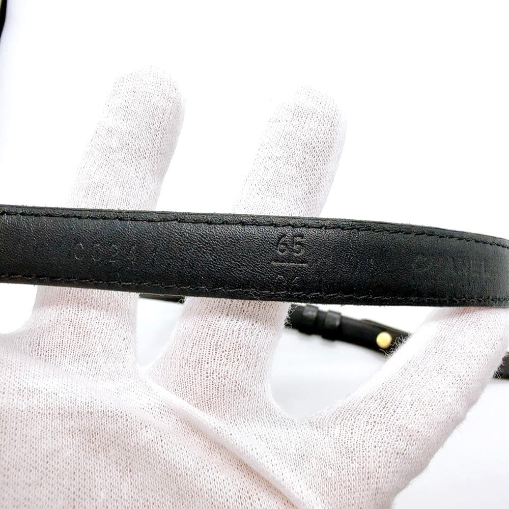 ◇シャネル◇レザー/ココマーク/65/ベルト/ブラック/ゴールド/ブランド