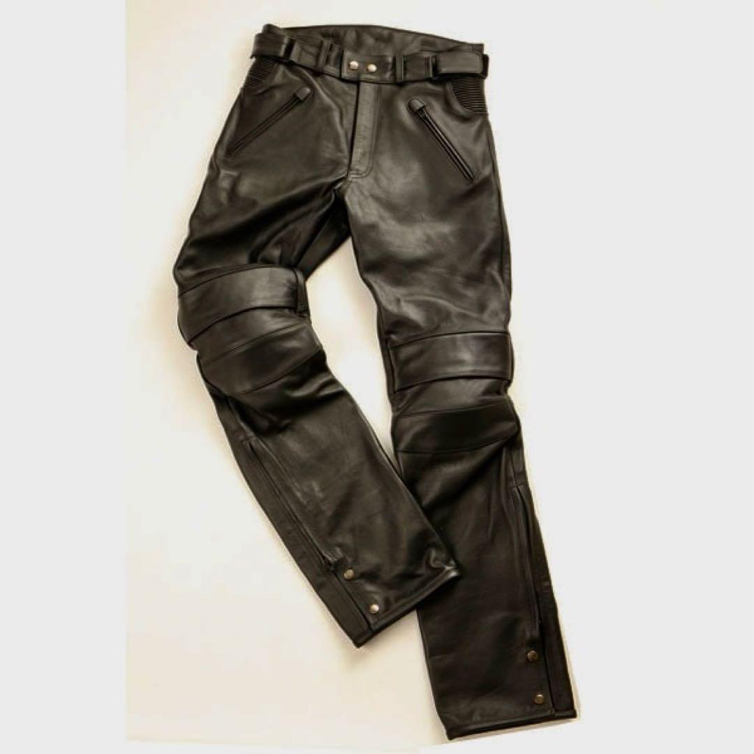 DEGNER ライディングレザーパンツ デグナー DP-15 牛革 革パンツ