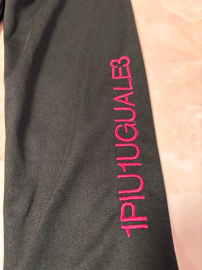 A*☆様 未着用 1PIUTUGUALES 長袖ポロシャツ Vサイズ ブラック/