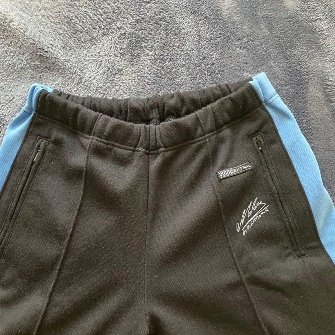 激レア品 PUMA マラドーナモデル 読売クラブ 上下セット （M〜L ）青/黒