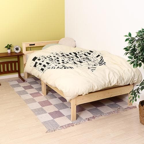《新品・送料無料》パイン材木製ベッド ブラザー