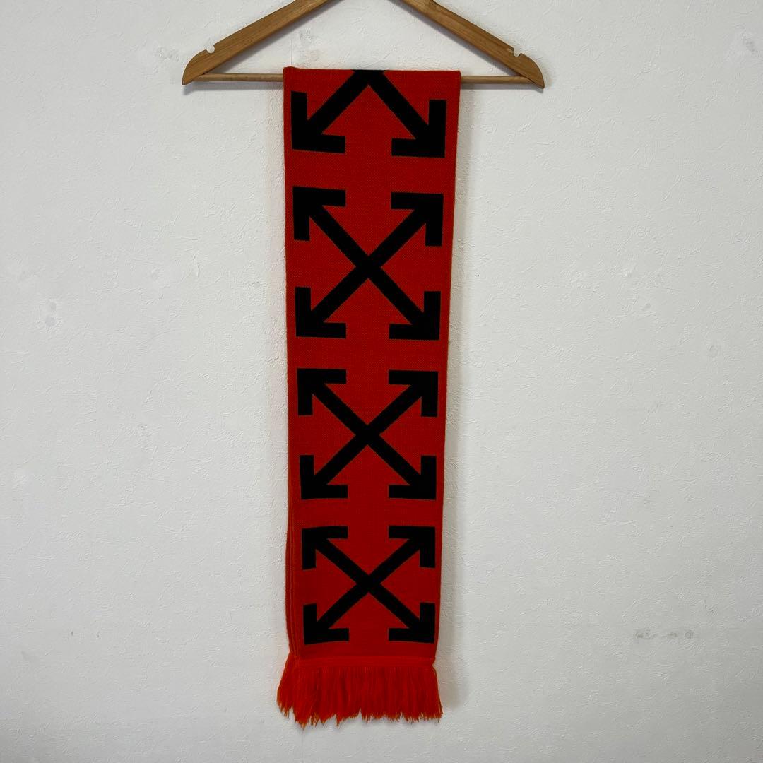Off-White マフラー ストール 大判 ダイアログ ヴァージルアブロー