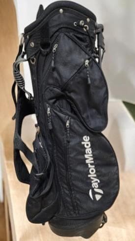 送料無料/美品　TaylorMade スタンド式キャディバッグBLACK