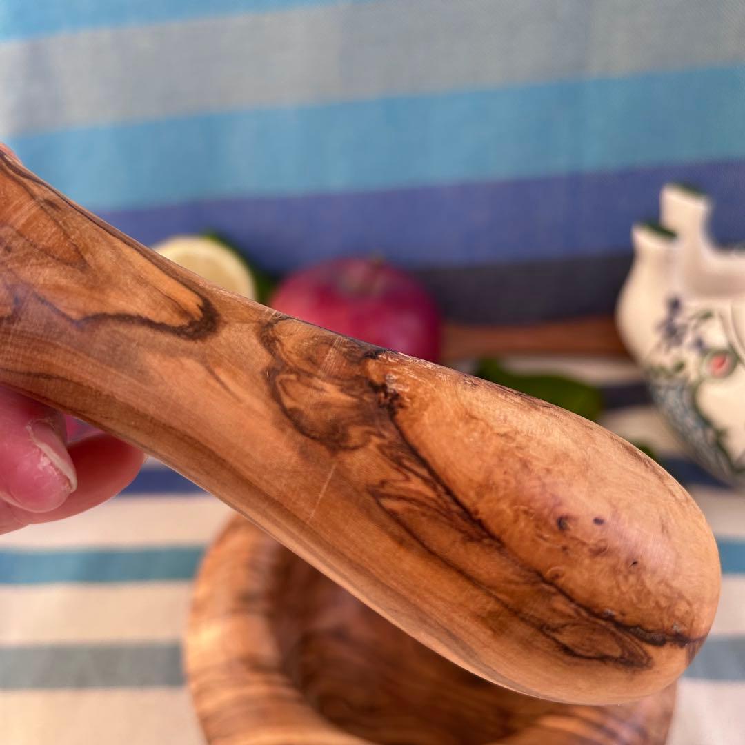 オリーブの木 スパイスマッシャー すり鉢すりこ木セットA