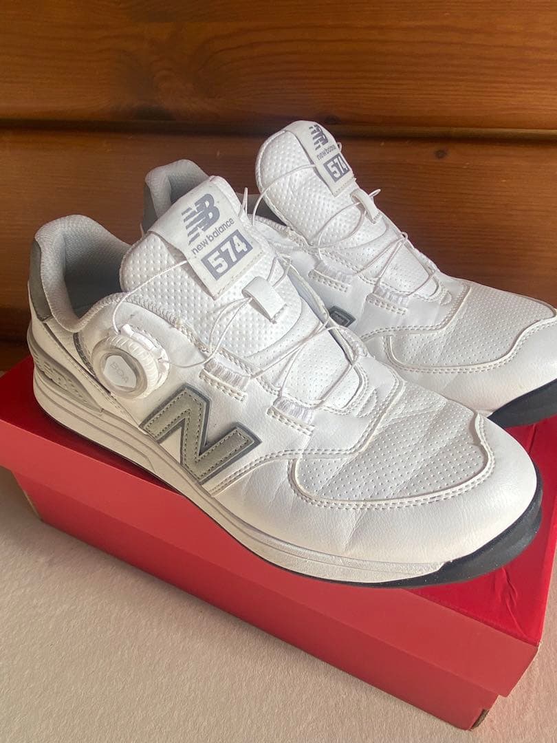 ニューバランス　new balance 574 BOA ボア　ゴルフシューズ26