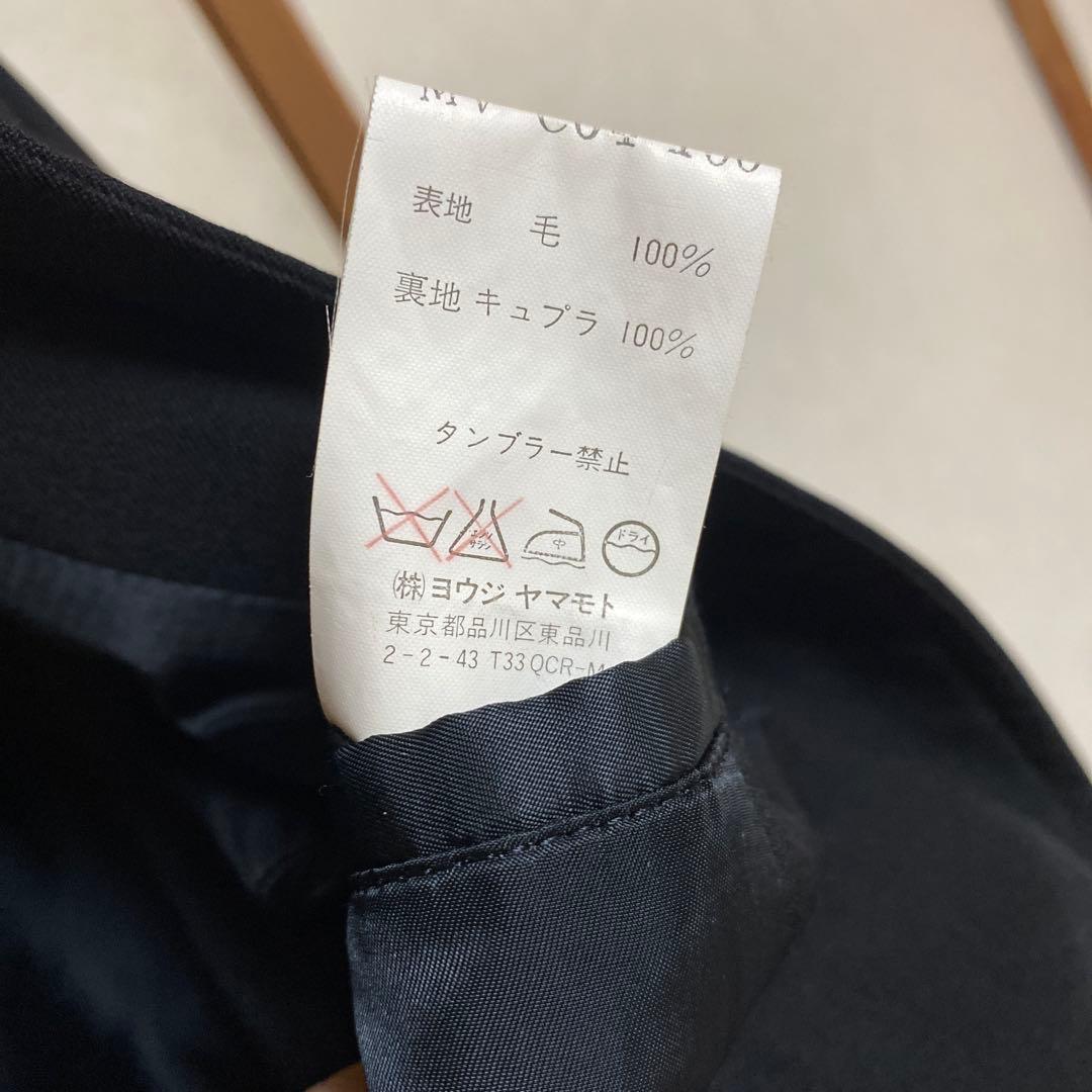 Y's for men メンズ　コート　ヨウジヤマモト ウール　 ブラック