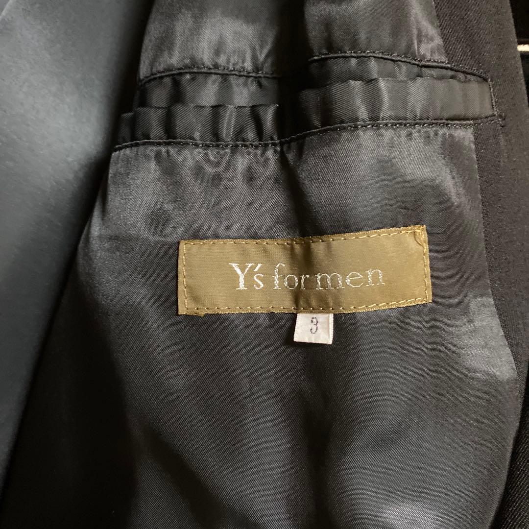 Y's for men メンズ　コート　ヨウジヤマモト ウール　 ブラック