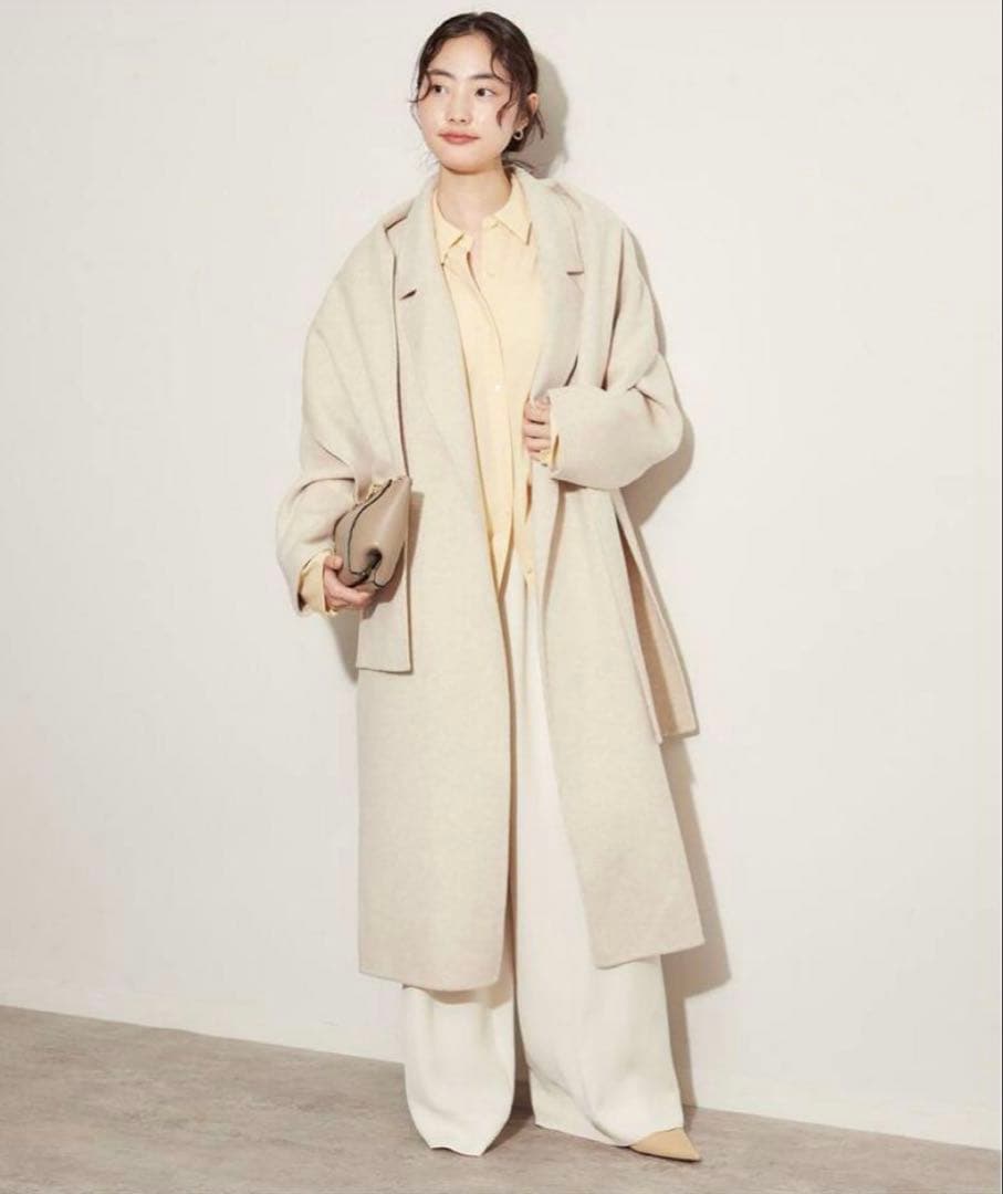 即日発送してます。様専用】Plage ハミルトン ストールコート ベージュ