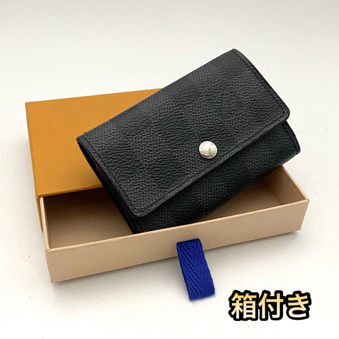 ルイヴィトン　ダミエグラフィット　キーケース　ミュルティクレ6