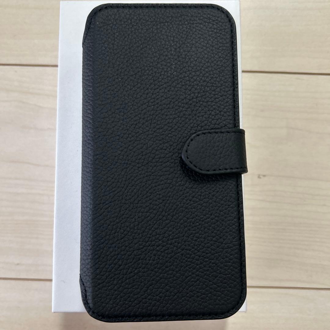 DEMUIブラックフリップ式ソフトケース　iPhone12