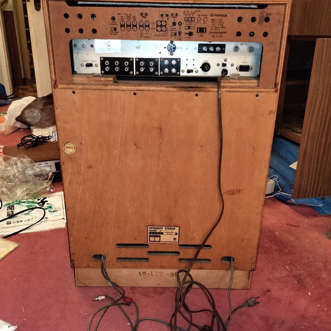 PioneerセパレートステレオS-52X レコード 真空管アンプ本体 ジャンク