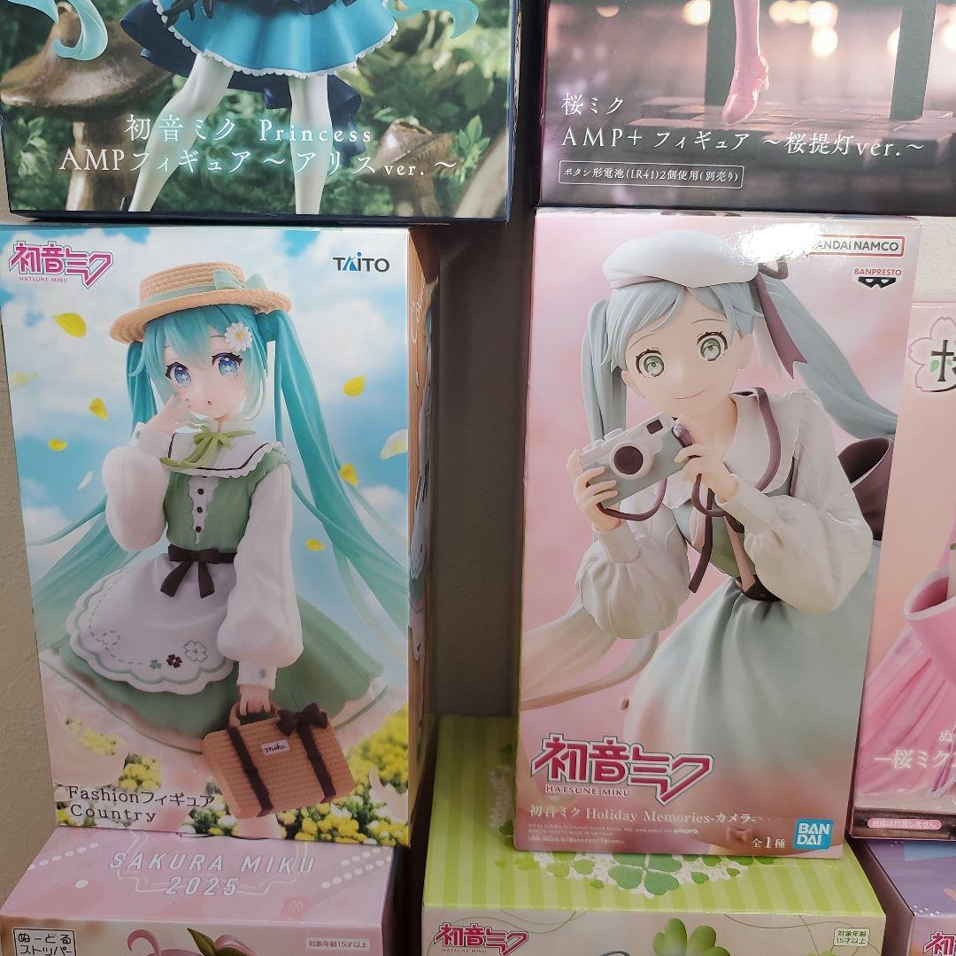 【未開封】 初音ミク　プライズフィギュア8個セットまとめ売り