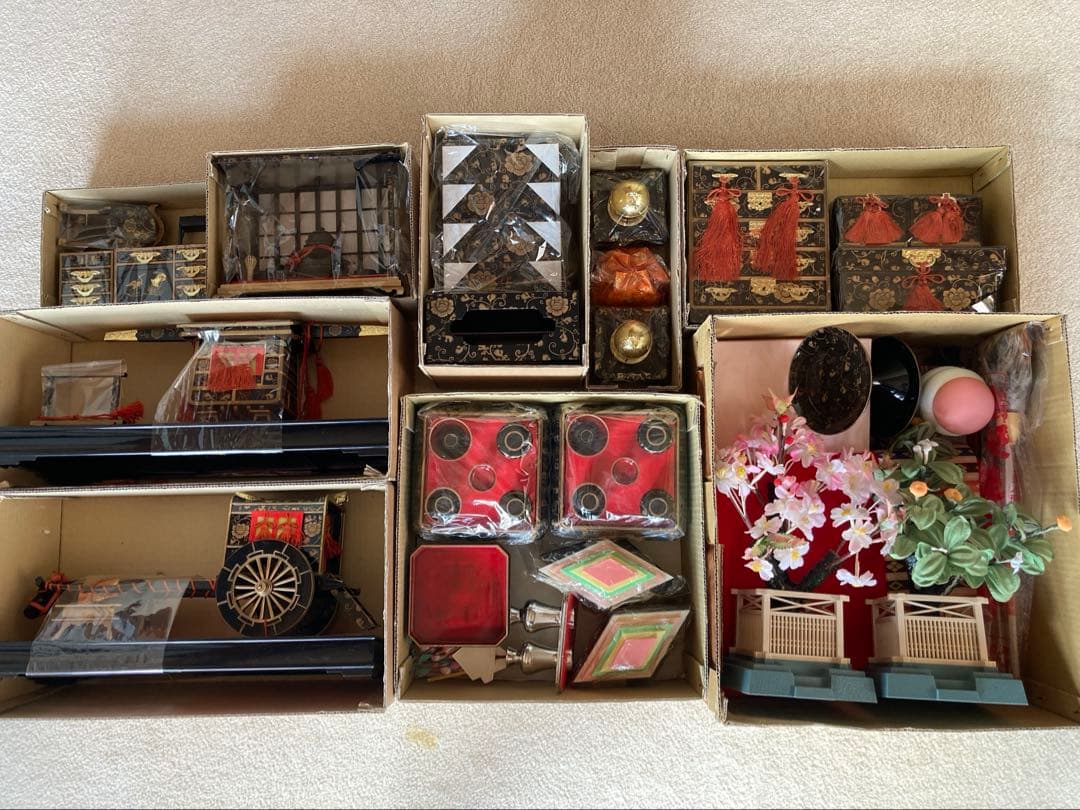 雛人形セット 伝統的な雛祭り飾り