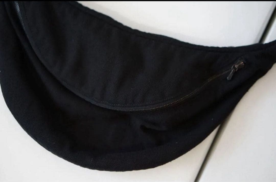 COMOLI シルクネップウエストバッグ