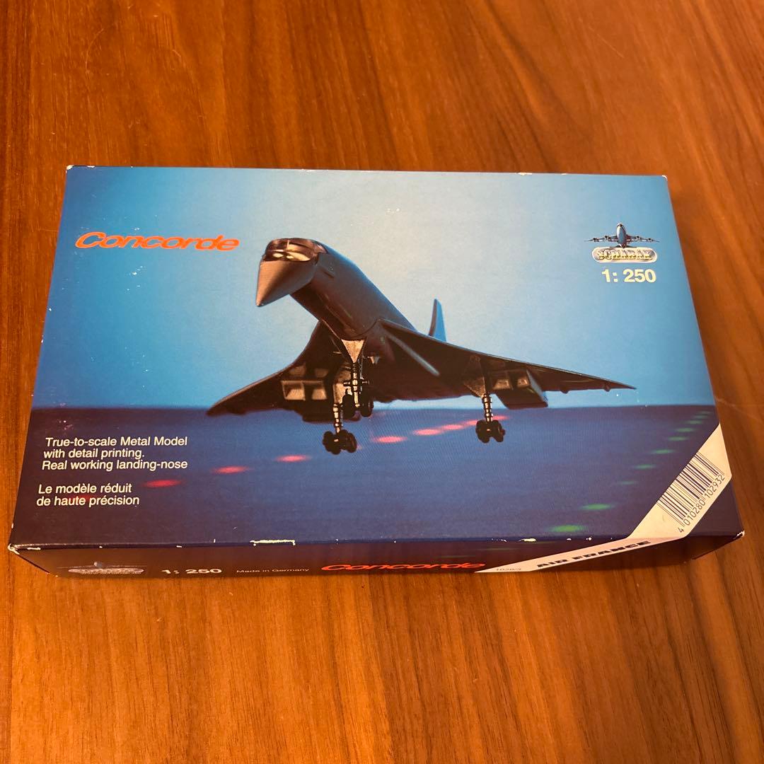 金属製エールフランス·コンコルドメタル絶版モデル1/250/ドイツSCHABAK