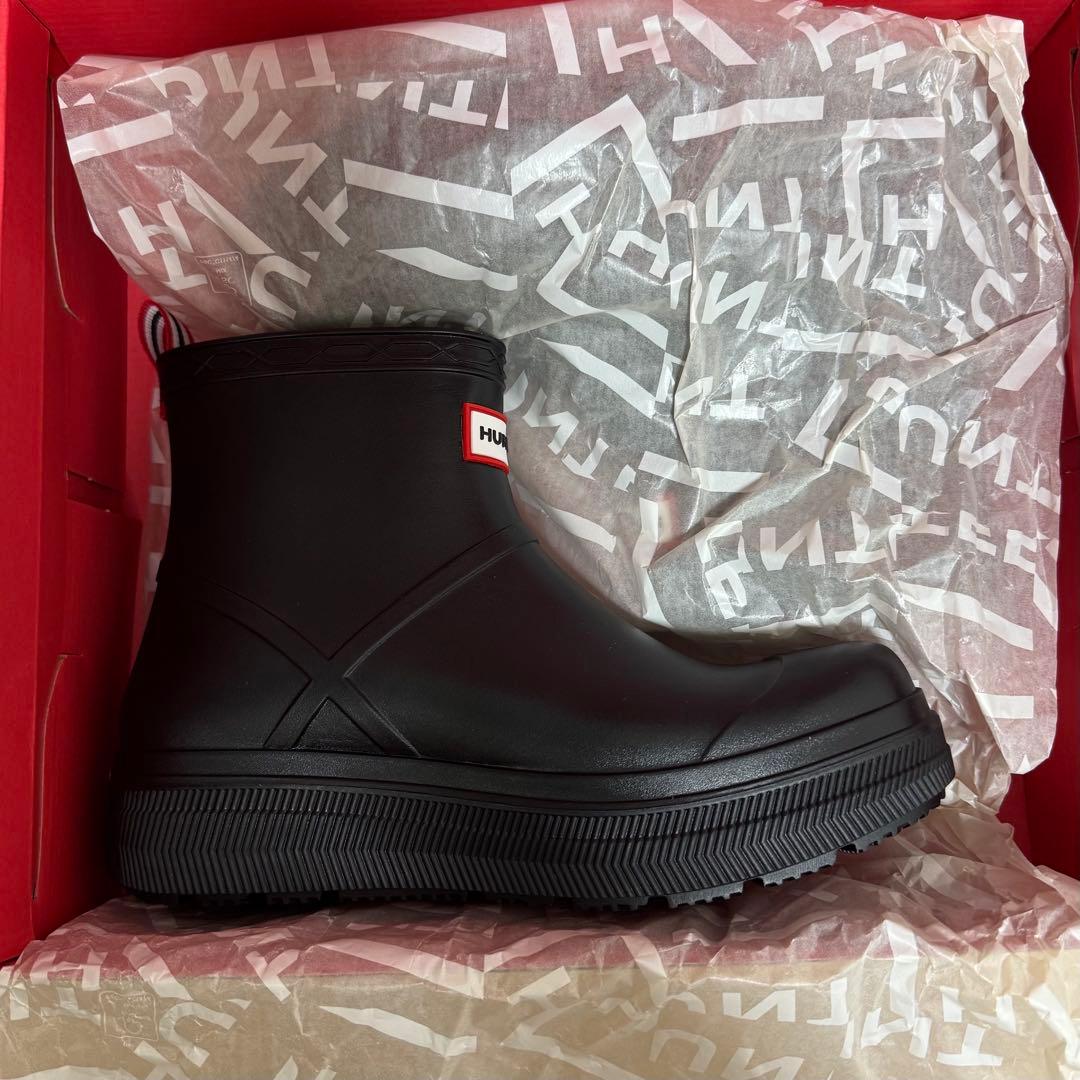 【新品未使用】HUNTER ユニセックス プレイ モールデット ブーツ