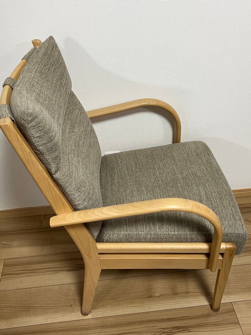 【中古】ニトリ ダイニングチェア NコレクションC-27M肘/DC 1脚1個口③