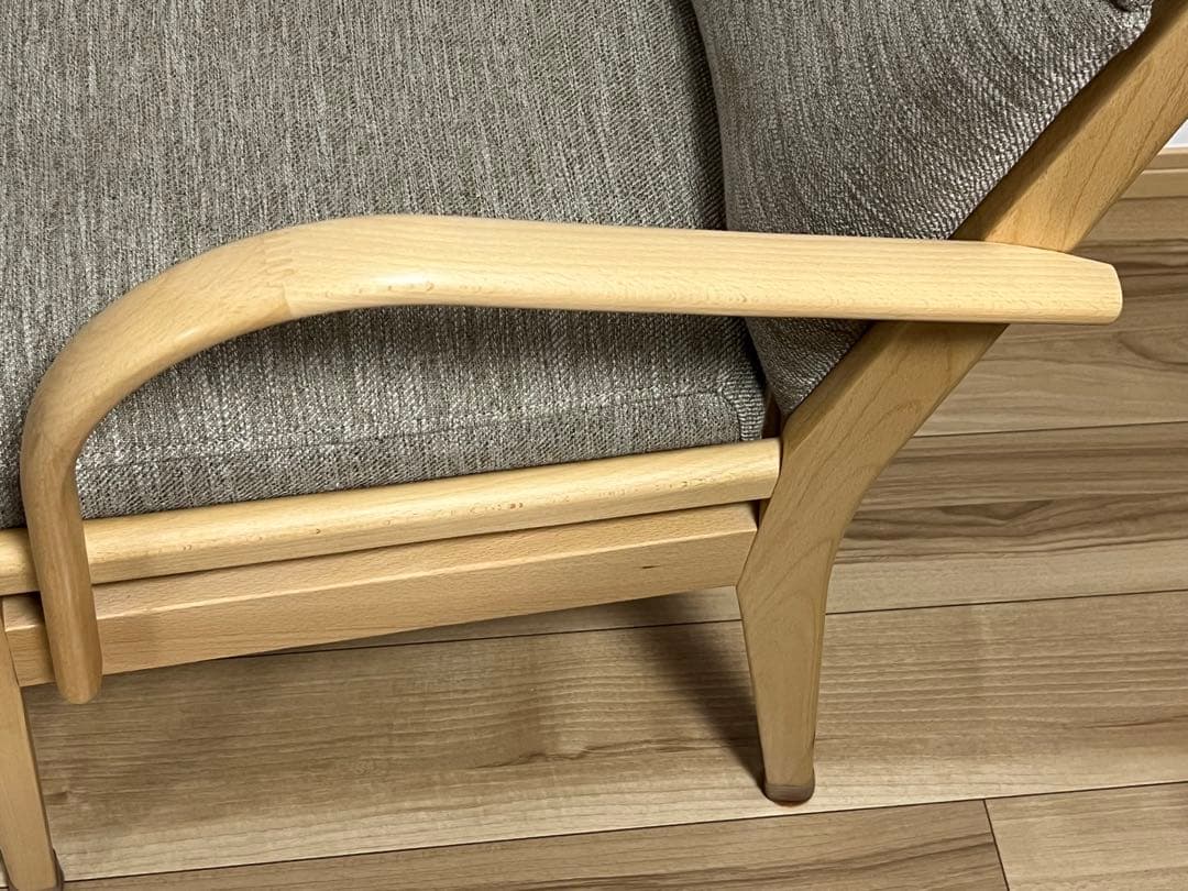 【中古】ニトリ ダイニングチェア NコレクションC-27M肘/DC 1脚1個口③