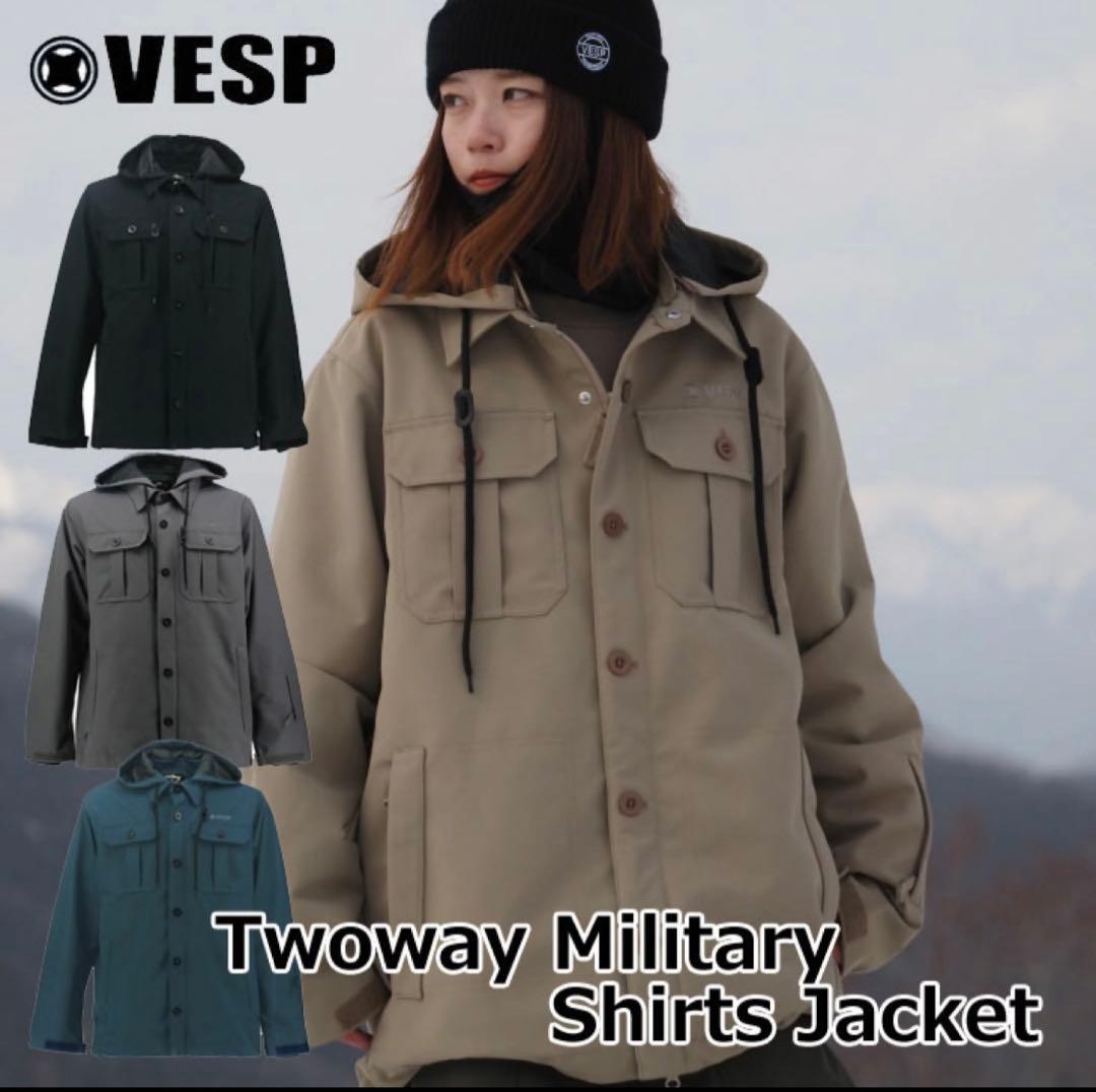 VESPミリタリーシャツジャケット