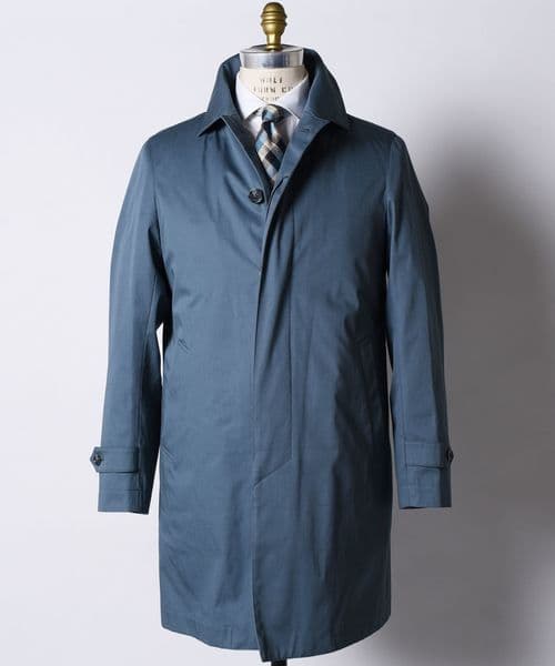 美品 SHIPS別注ロロピアーナ STORMSYSTEM ステンカラーコート S