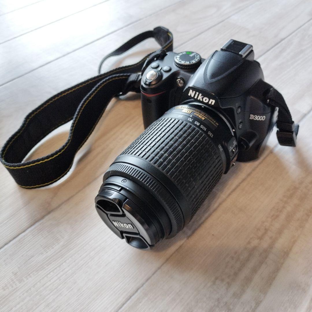 一眼レフカメラNikon D3000 レンズ付