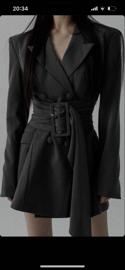 MELT THE LADY thick belt jacket onepiece