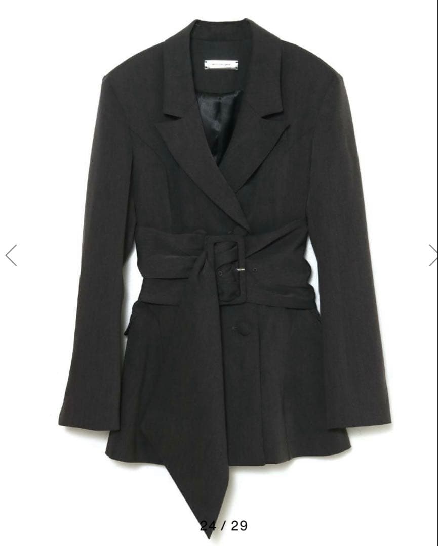 MELT THE LADY thick belt jacket onepiece