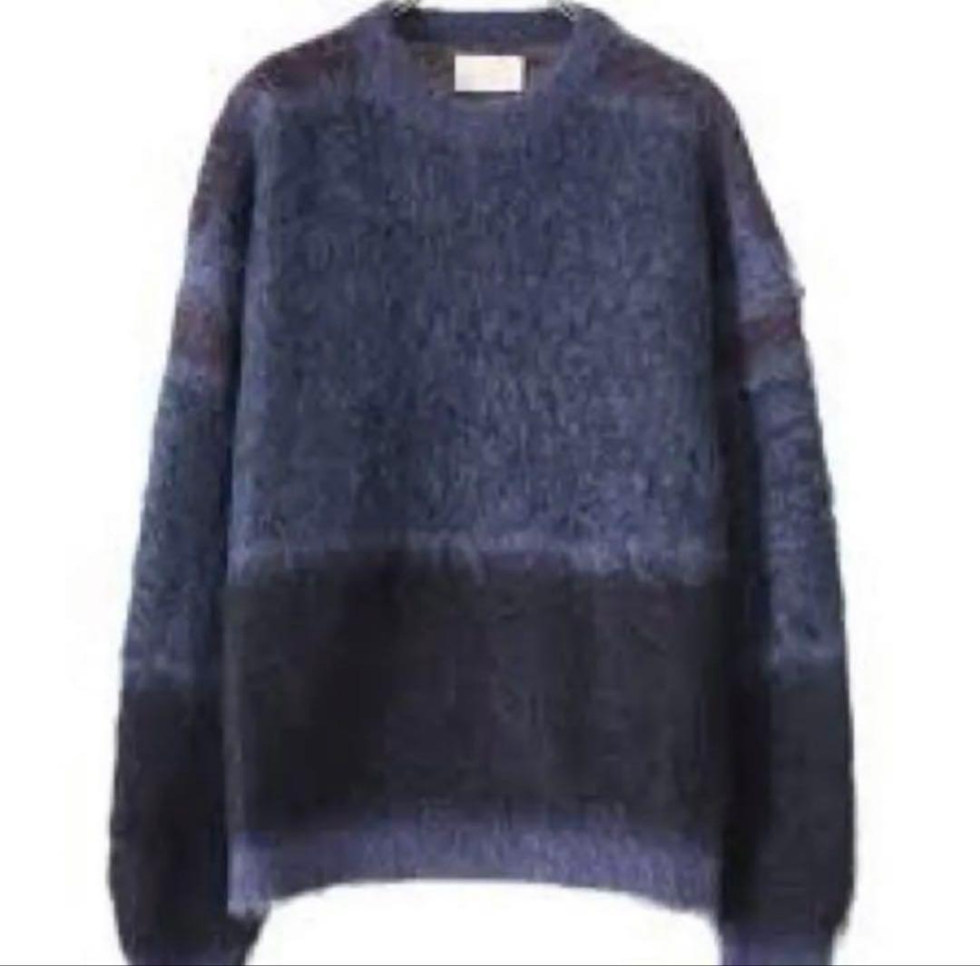 yoke 21aw ROTHKO BORDER CREW NECK KNIT | 激安通販のイーサプライ