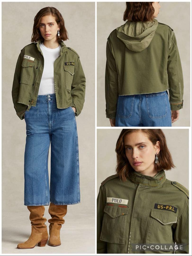 桐谷美玲さん＆佐藤栞里さん着用⭐︎ラルフローレン⭐︎ミリタリージャケット