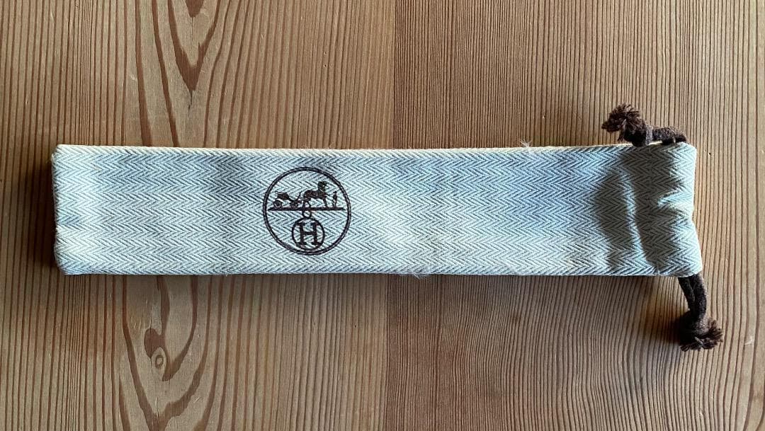 エルメス　ロマンス　ポロサス　クロコダイル　茶　スカーフベルト　スカーフリング